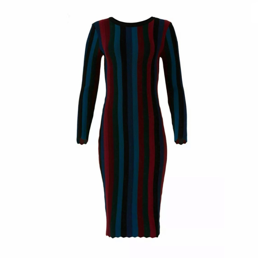 Fine knit pencil dress
